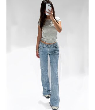 MID WAIST FLARED JEANS - RF0031