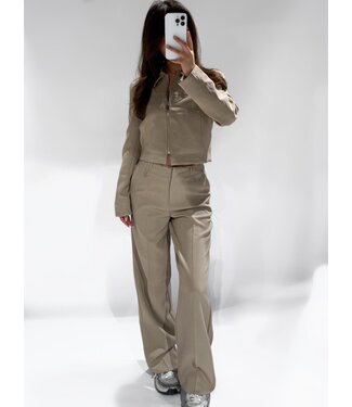 (PRE-ORDER SIZE S + L) HERA TROUSERS - LVC1071-1 -TAUPE