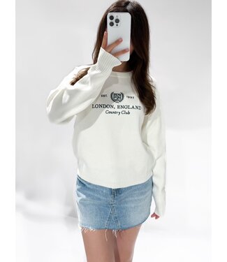 LONDON SWEATER - LVC1061-1 - WHITE