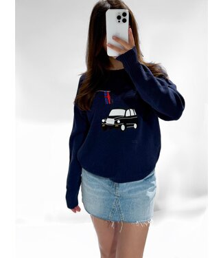 LONDON TAXI SWEATER - LVC1061 - 2 -  NAVY
