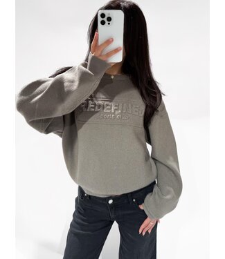 REDEFINED RIBBED SWEATER - RF0035 - TAUPE