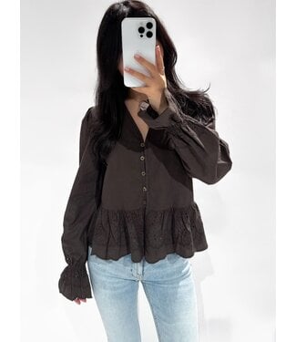 NATALIE TOP - BROWN