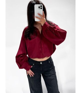 KATEY TOP - BORDEAUX