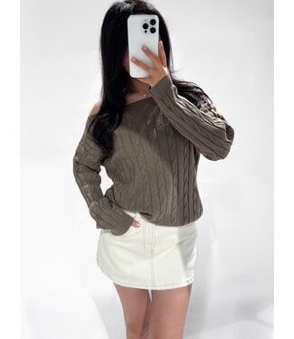 EMMA TOP - TAUPE