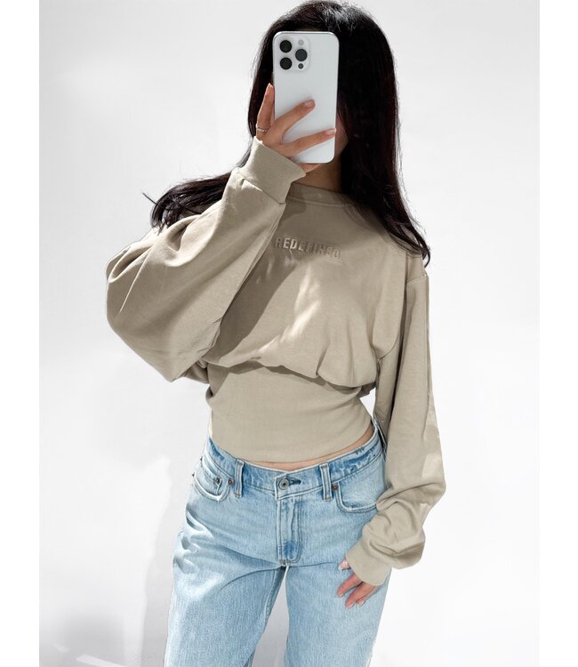 REDEFINED 3D SWEATER - RF0043 - TAUPE