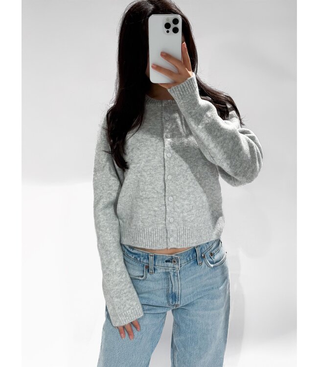MILLIE CARDIGAN - LVC1078 - GREY