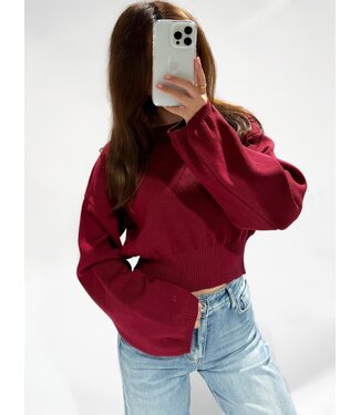 (PRE-ORDER) NARA TOP - BORDEAUX