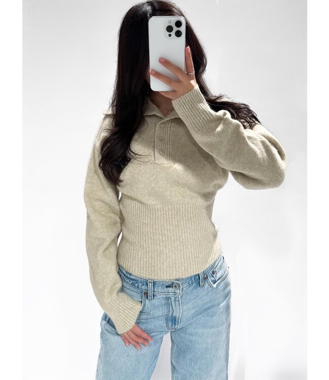 NOVA SWEATER - LVC1069 - BEIGE