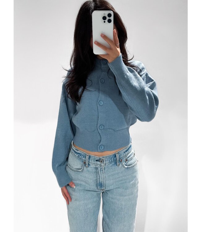 JAYLANI CARDIGAN - LVC1072 - DENIM