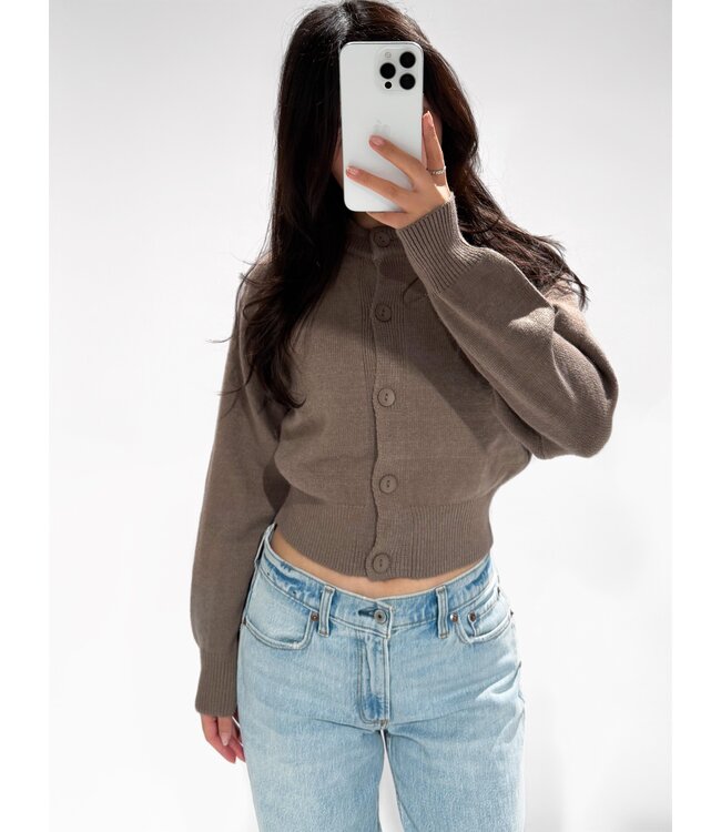 JAYLANI CARDIGAN - LVC1072 - BROWN