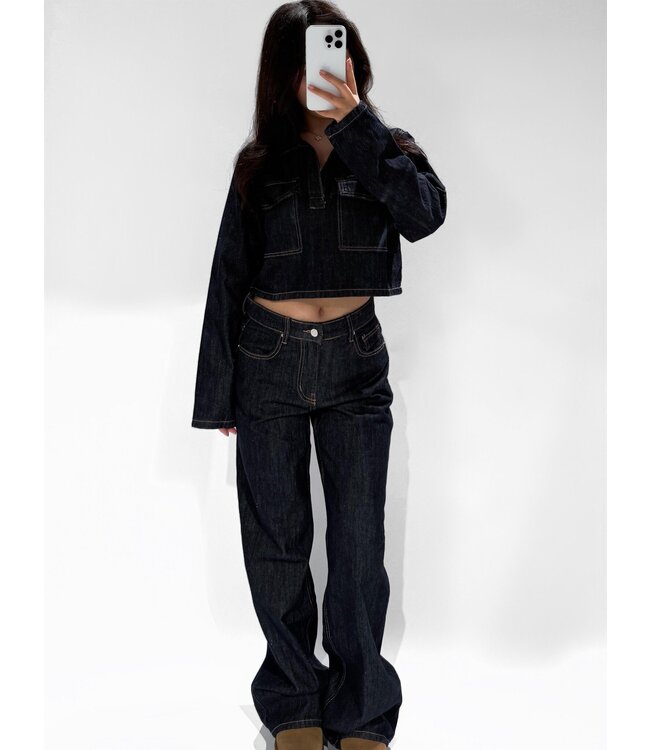 REDEFINED DENIM TOP - RF0039 - DARK DENIM