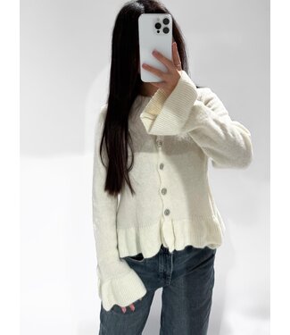 NAOMI CARDIGAN - OFF WHITE