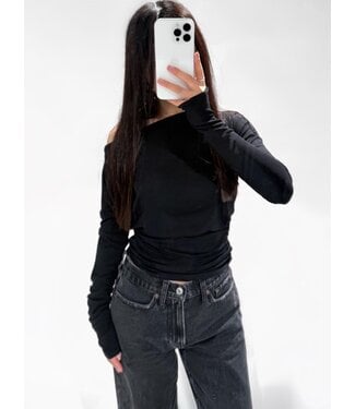 LUNA TOP -  BLACK