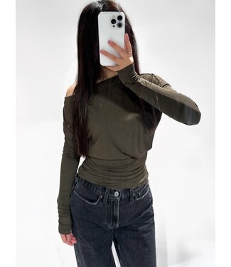 LUNA TOP - BROWN