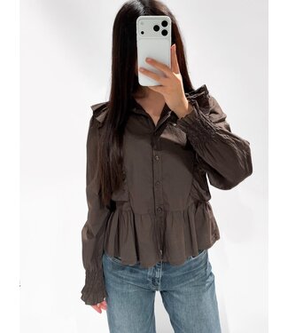 STELLA TOP - BROWN