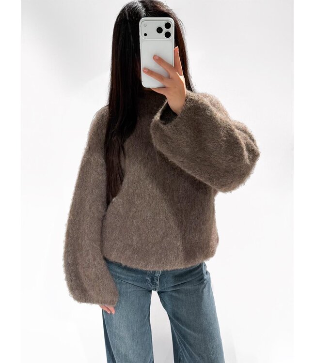 MOLLY SWEATER - TAUPE