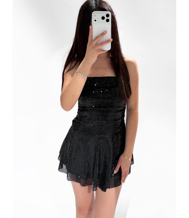 ARIELLE TUBE DRESS - BLACK