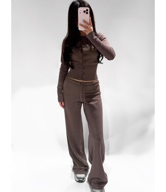 NINA TROUSERS - LVC1084-2 - TAUPE