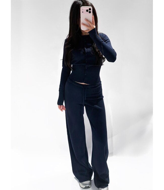 NINA TROUSERS - LVC1084-2 - NAVY