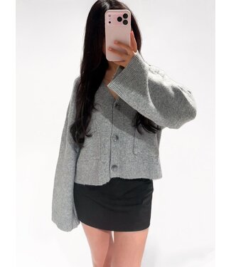 VIOLET CARDIGAN - LVC1067 - GREY