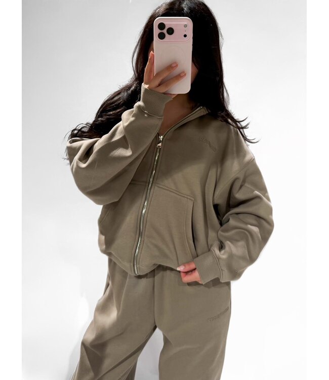 REDEFINED ZIP HOODIE - RF0052 - TAUPE