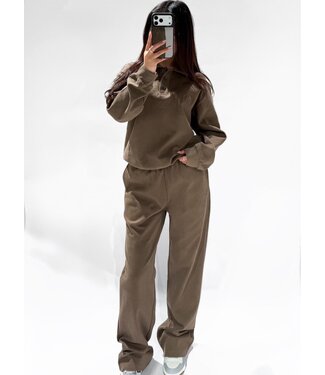 REDEFINED STRAIGHT TROUSERS - RF0055 - DARK TAUPE