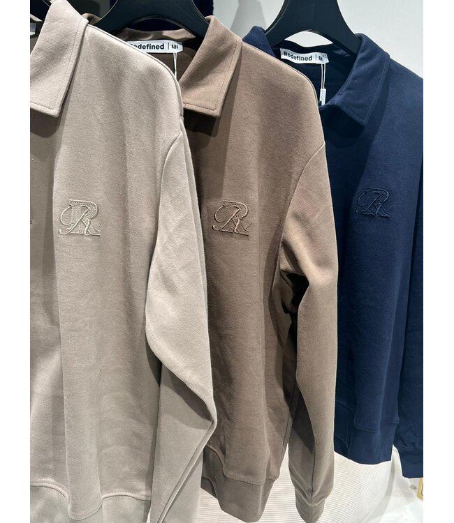 REDEFINED POLO SWEATER - RF0054 - NAVY