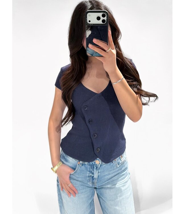 VIVIENNE TOP - LVC1115 - NAVY