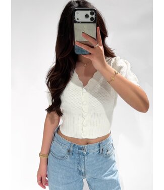 AGNES TOP - LVC1105 - WHITE