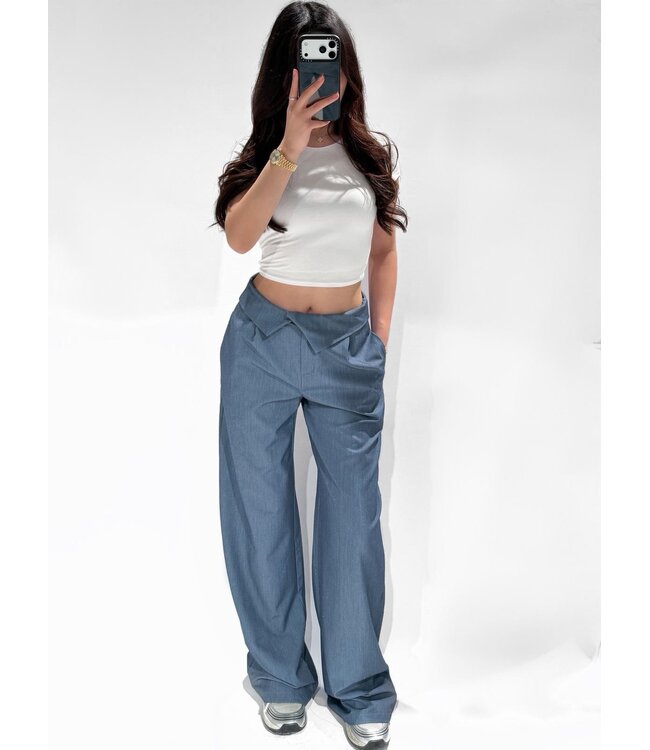 LUNA TROUSERS - DENIM