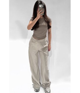 LUNA TROUSERS - BEIGE