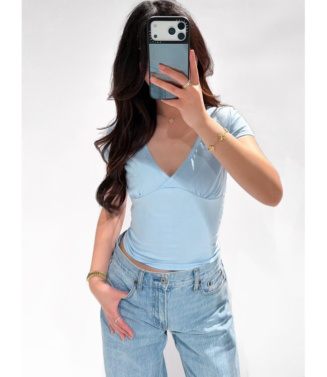 LYLA TOP - SKY