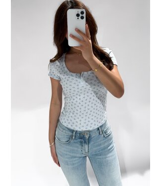 NANCY POINTELLE TOP - LVC1030 - BLUE