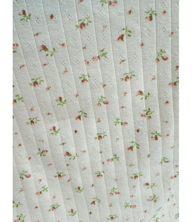 NANCY POINTELLE TOP - LVC1030 - FLORAL RED