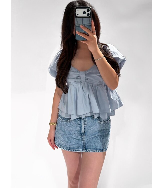 SIERRA TOP - LVC1089 - DUSTY BLUE