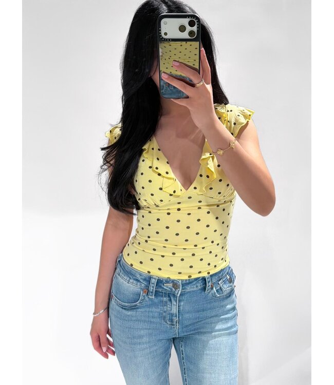 SKYLA TOP - YELLOW