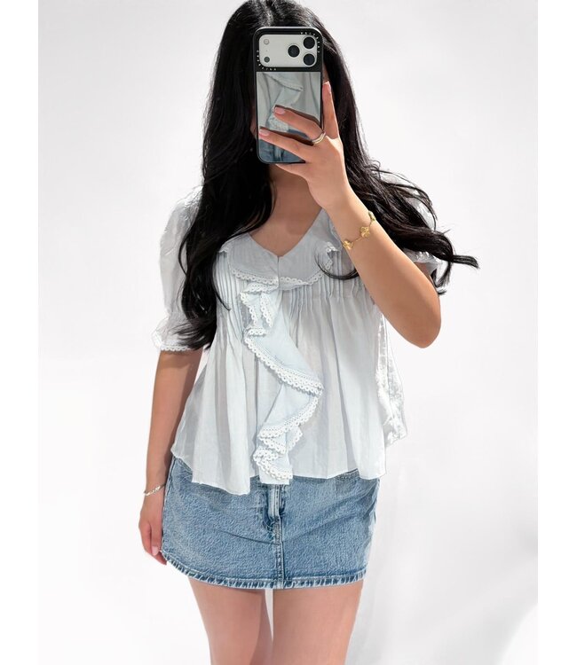 SURI TOP - LVC1095 - BLUE