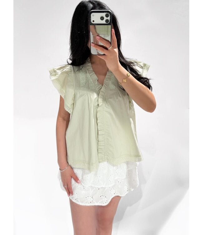 SELENE TOP - LVC1106 - SAGE