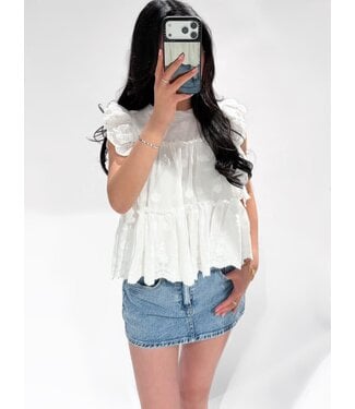 ARIA TOP - LVC1098 -WHITE