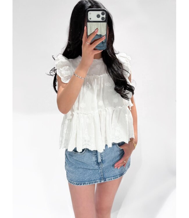ARIA TOP - LVC1098 -WHITE