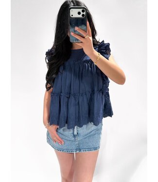 ARIA TOP - LVC1098 - NAVY