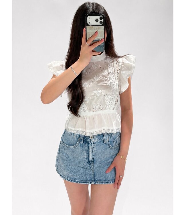 AMELIA TOP - LVC1128 - WHITE