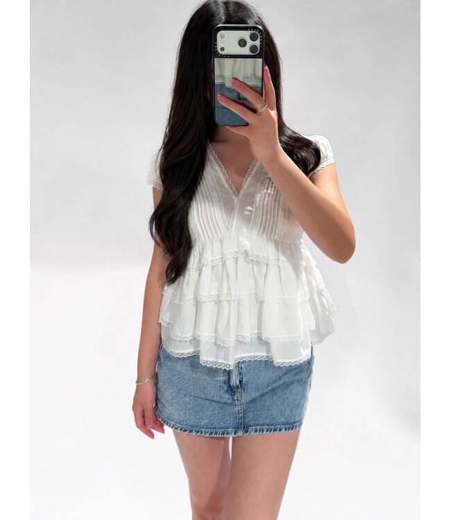 TILLY TOP - LVC1129 - WHITE