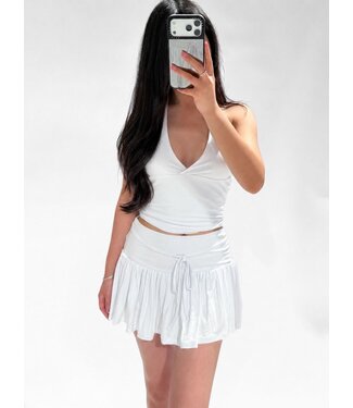 FIORA HALTER TOP - WHITE