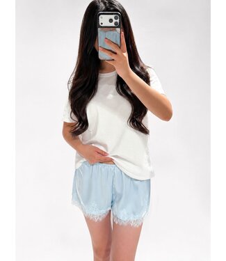 LACE SHORTS - LVC1133 - BLUE