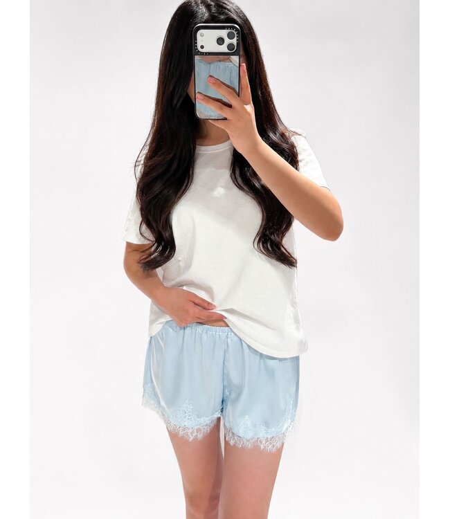 LACE SHORTS - LVC1133 - BLUE