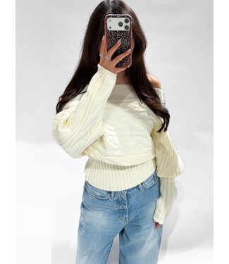 VALERIE SWEATER - LVC1141 - WHITE