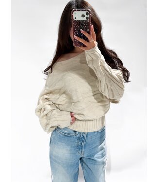 VALERIE SWEATER - LVC1141 - BEIGE