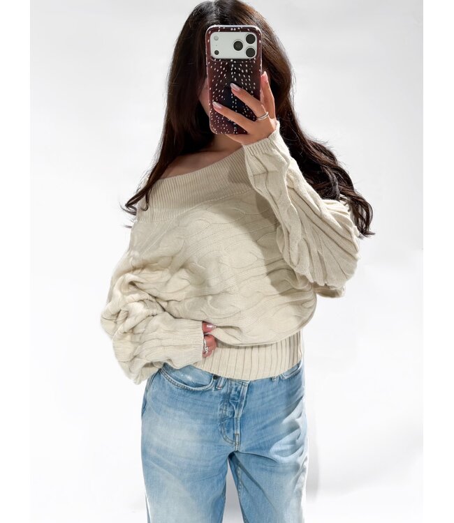 VALERIE SWEATER - LVC1141 - BEIGE