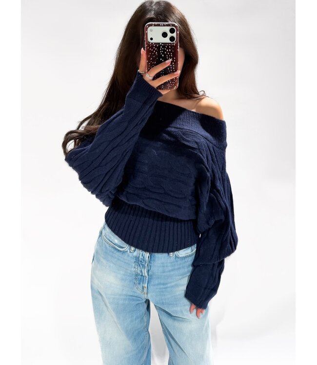 VALERIE SWEATER - LVC1141 - NAVY